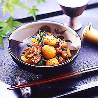 栗と鶏肉の山椒煮の画像